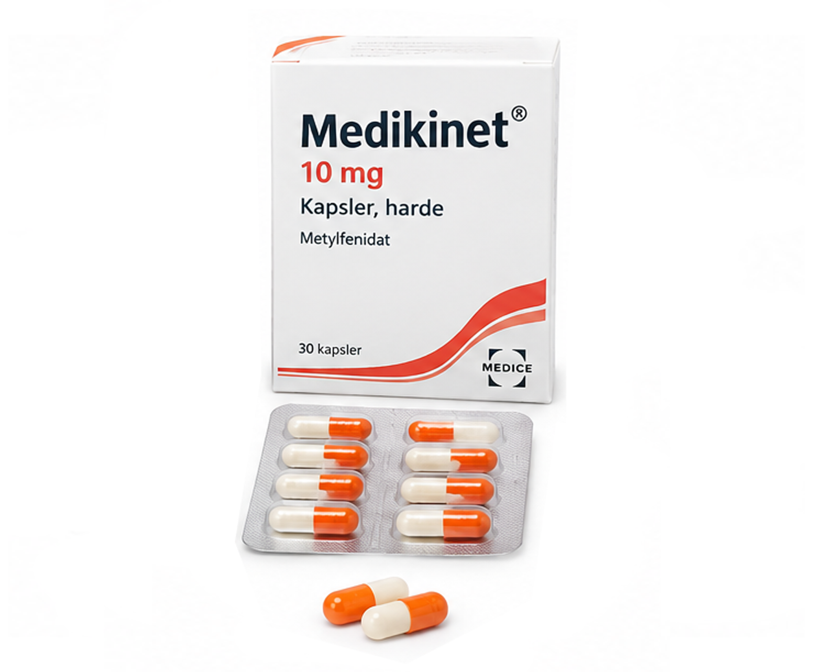 Medikinet 10 mg for voksne Medikinet 10 mg for voksne